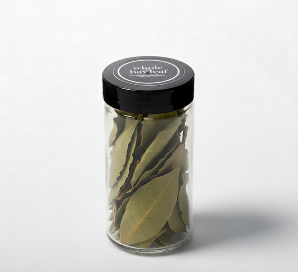 Whole Bay Leaf — Filled Jar (Black Cap)