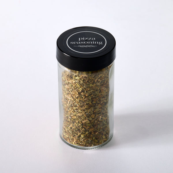 Pizza Seasoning — Filled Jar (Black Cap)